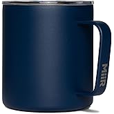 MiiR Camp Cup, 12oz - Double Wall Vacuum Insulated, Stainless Steel with Splash-Proof Slide Lid