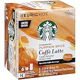 Starbucks Pumpkin Spice Caffe Latte K-cups Limited Edition ( 2 Boxes)