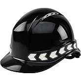 Cap Style Hard Hat Construction Work Safety Helmet Hard Hat with Reflective Stripe