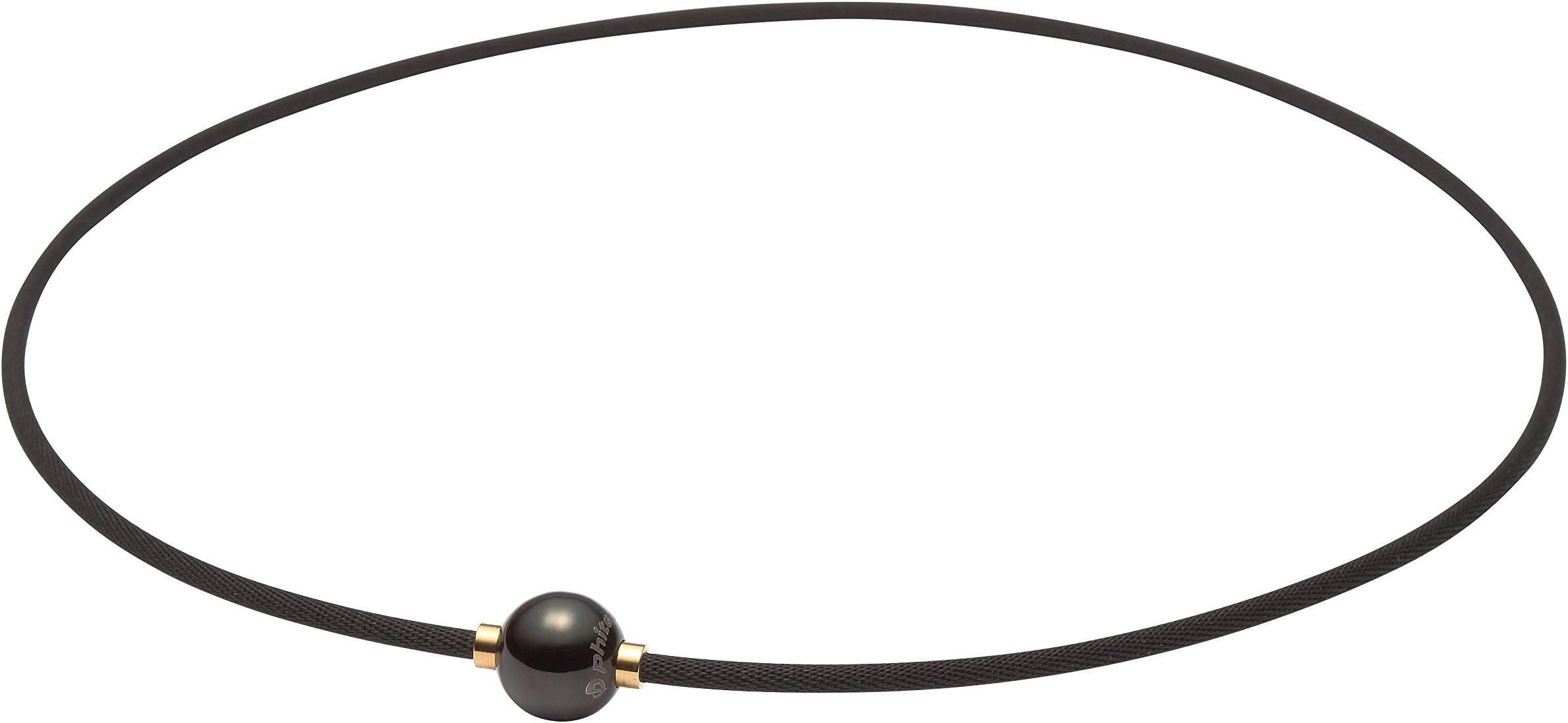 Phiten RAKUWA Necklace X100 Mirror Ball Titanium Care Designed in JAPAN [Japan Import]