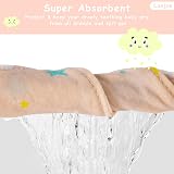 Lanjue Baby Bandana Dribble Bibs 10-Pack Cotton Adjustable Snaps Pink view 5