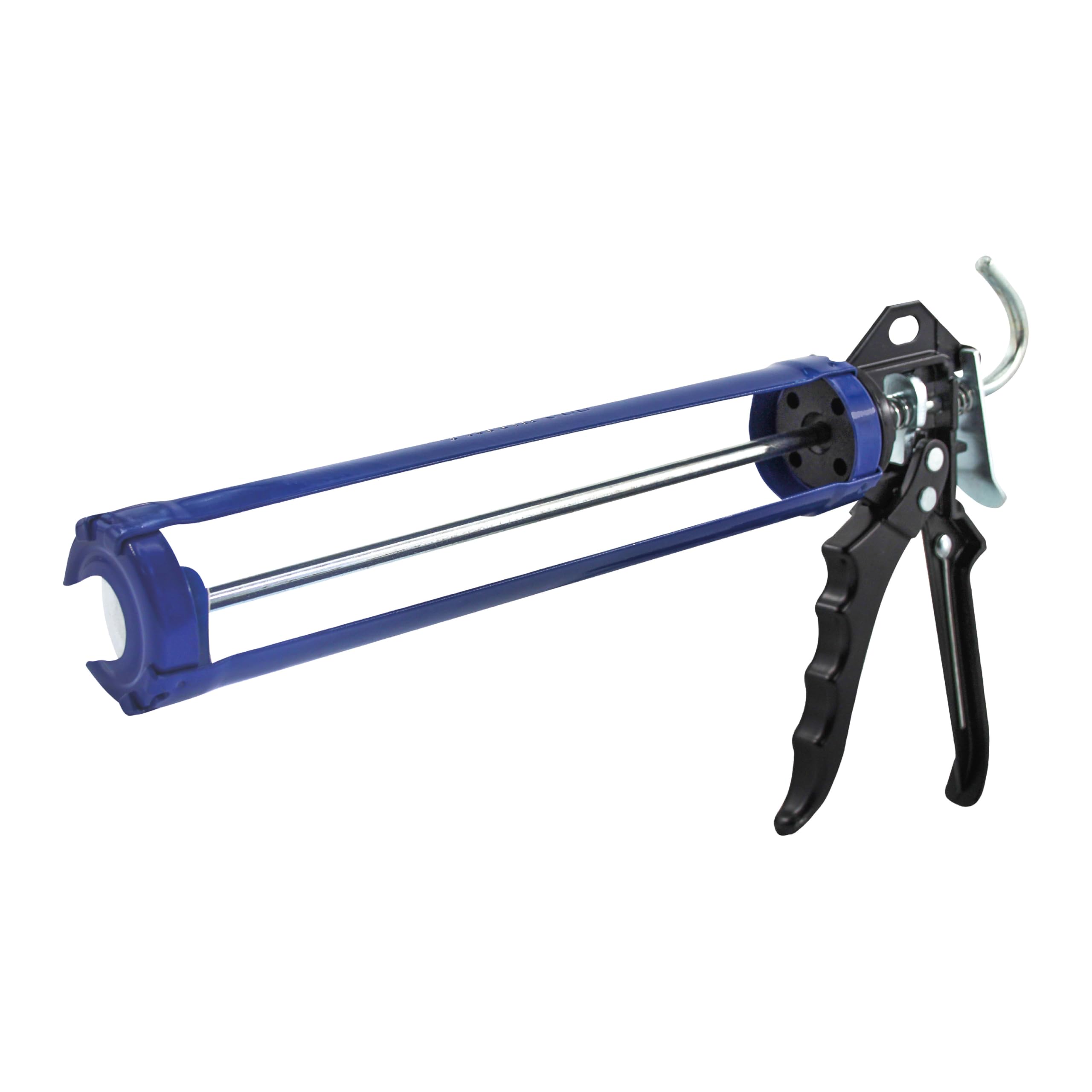 Faithfull Heavy-Duty Mastic Gun – 425ml Capacity – Skeleton Caulking Gun, 10:1 Thrust Ratio, 360° Rotating Barrel, Ladder Hook & Cleaning Pin, Accepts C20 & C30 Cartridges for Sealants & Adhesives