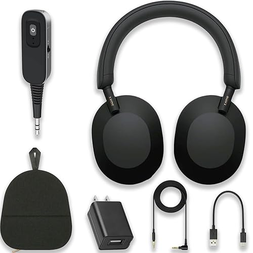 Sony WH-1000XM5 with Portable Bluetooth Transmitter The Best