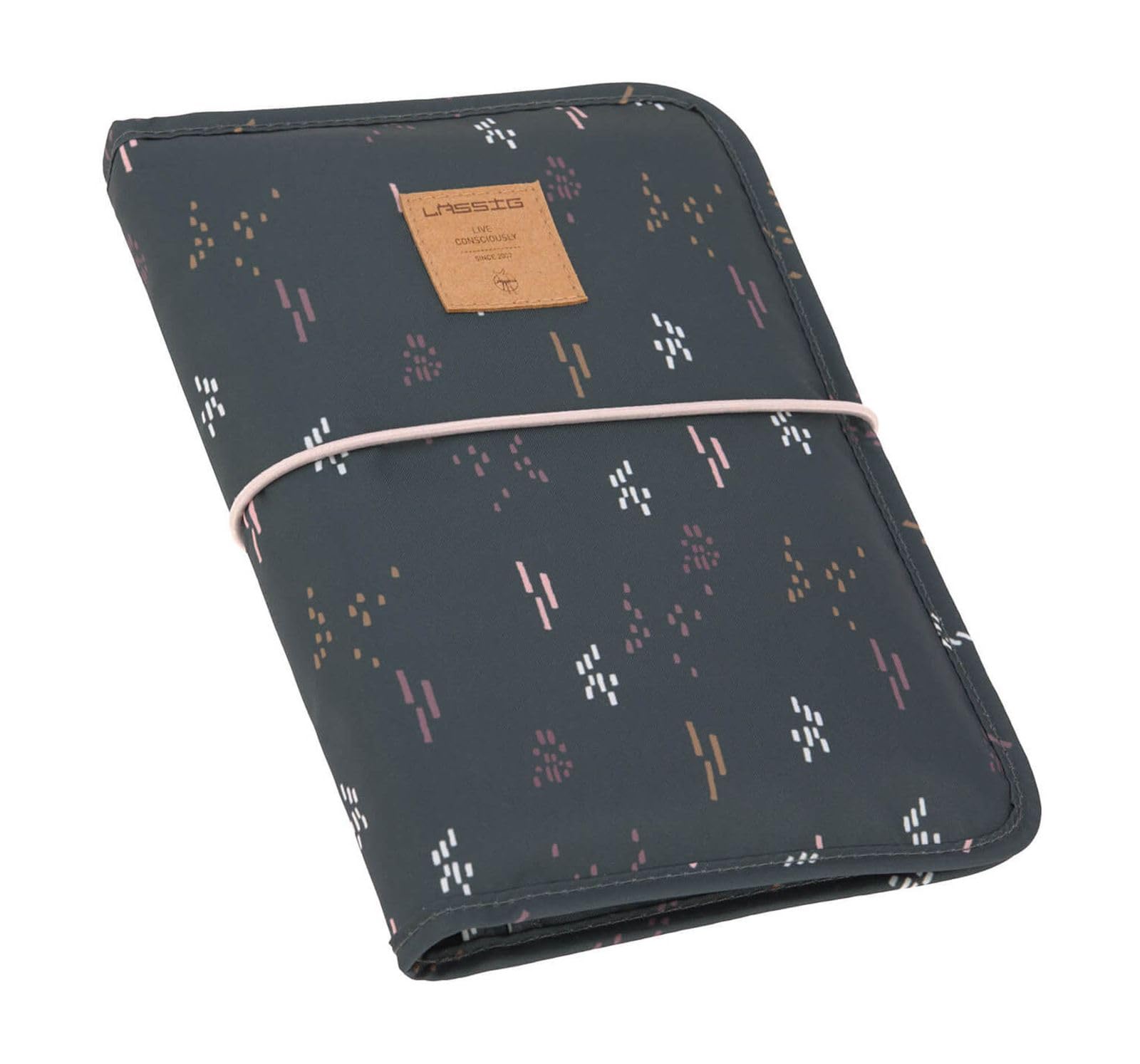 LÄSSIG Baby Nappy Bag with Changing Pad for On The Go/Changing Pouch Blobs forest — image 1