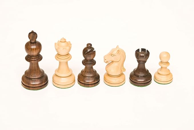 118 Golden Rosewood & Boxwood 3.50 Chess Set