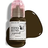 Perma Blend Brunette Tattoo Ink 0.5 oz | Vegan Formula Pigment, Professional Tattooing Supplies, Suitable for Eyeliner Microblading