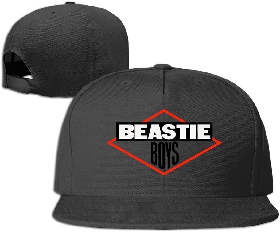 Yhsuk Beastie Boys Unisex Fashion Cool Adjustable Snapback Baseball Cap Hat One Size Black