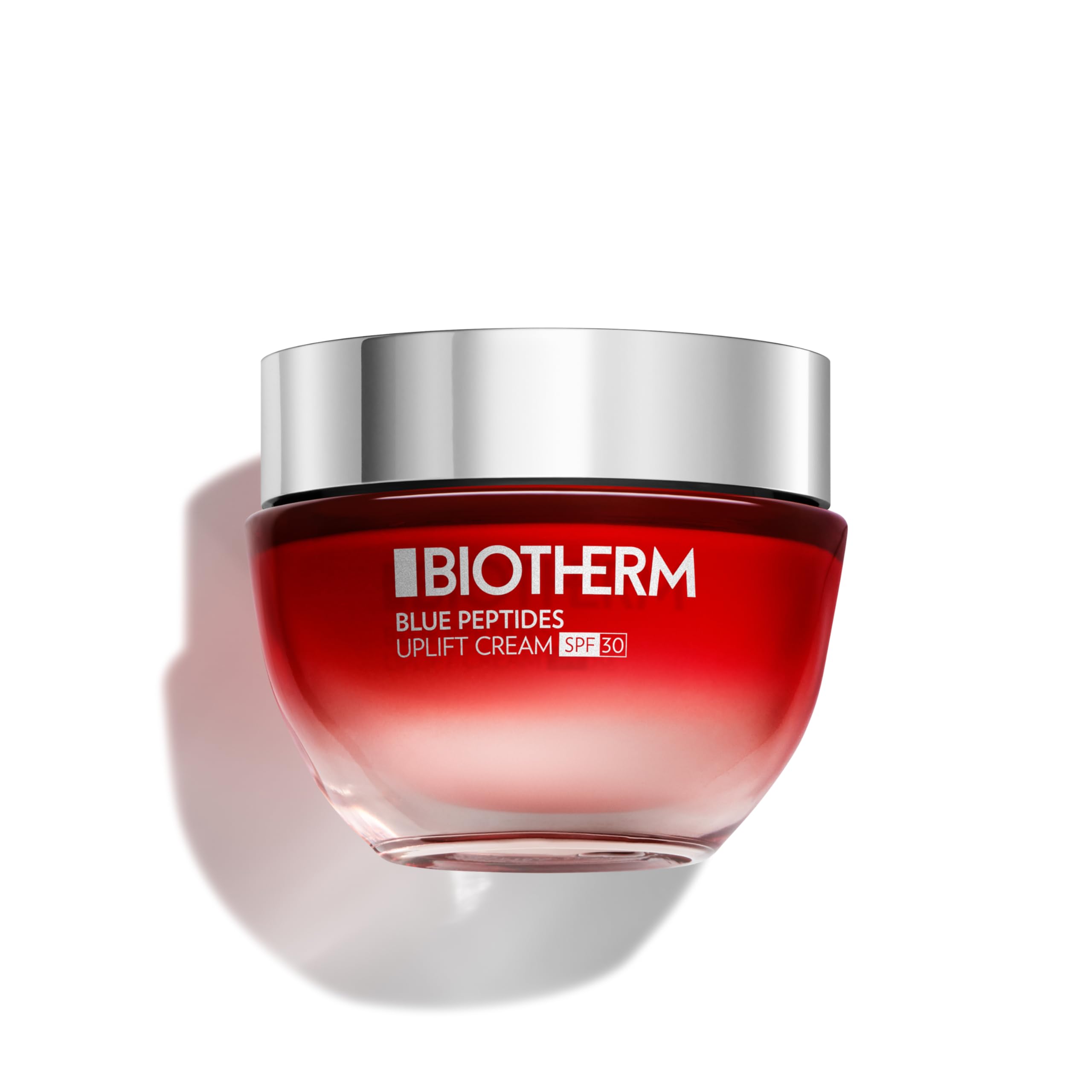 Biotherm Blue Peptides Uplift Cream SPF30, straffende Tagescreme mit Kollagen Peptiden, Anti Aging Gesichtspflege Creme mit Lichtschutzfaktor, 50ml