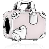 DATOUQI Queen Happy Birthday Hot Air Balloon Family Puppy Charm 925 Sterling Silver Charms for Bracelets and Necklaces Mother's Day Charms for Women