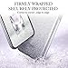 ESR Makeup Glitter Case for iPhone Xs/iPhone X, Glitter Sparkle Bling Cover [Three Layer] for iPhone 5.8 inch (Ombre Black)