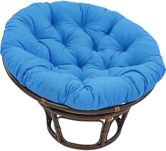 KEOA Outdoor Papasan Rundes Stuhlkissen Wasserdicht Rattan Hängematte