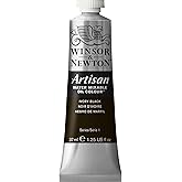 Winsor & Newton Artisan Water Mixable Oil Colour, 1.25-oz (37ml), Ivory Black