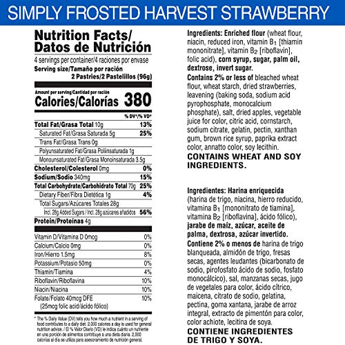 4 Pop+Tarts+Toaster+Pastries+Strawberry+Verified