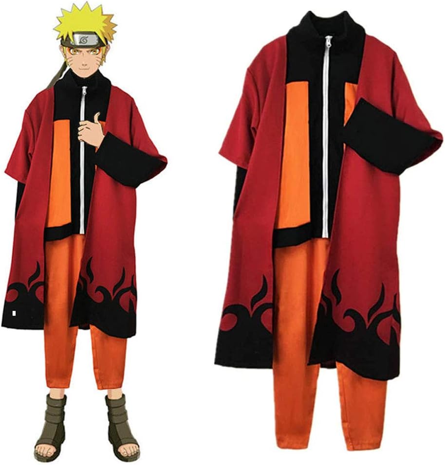 Naruto Shippūden Uzumaki Naruto Cosplay Costume Sportswear with