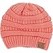 BYSUMMER C.C Warm Soft Cable Knit Skull Cap Slouchy Beanie Winter Hat
