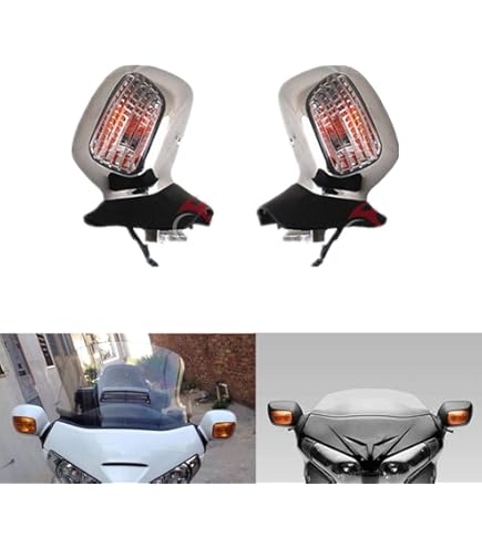 Amazon.com: TCMT Left Right Rear View Mirrors W/Turn Signals Fits