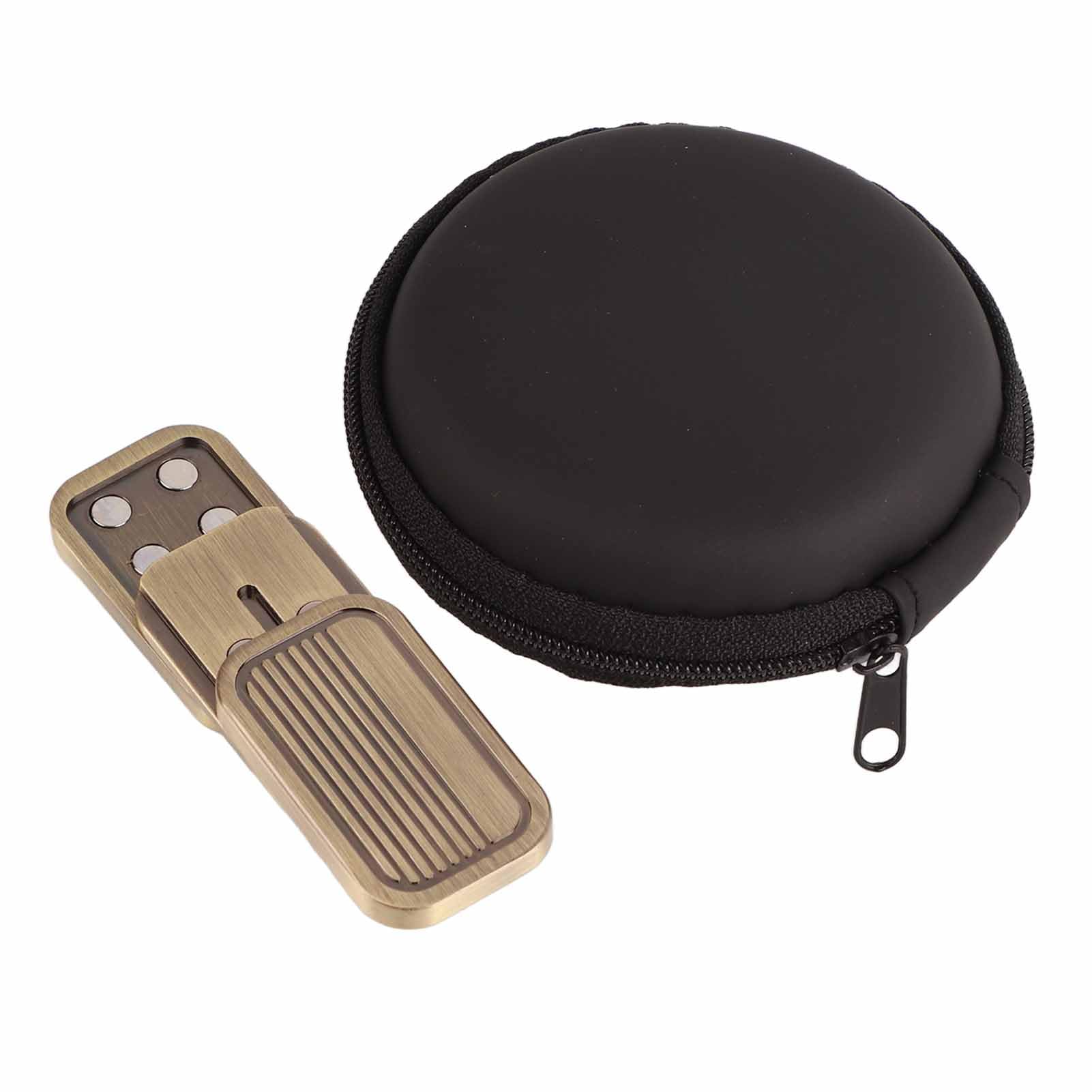 2023 New Metal Poke Fidget Slider,3 Layers Poke Push Card Stainless Steel ADHD Autism Toy with Box for Quitting Bad Habits-Smoking and Nail Biting