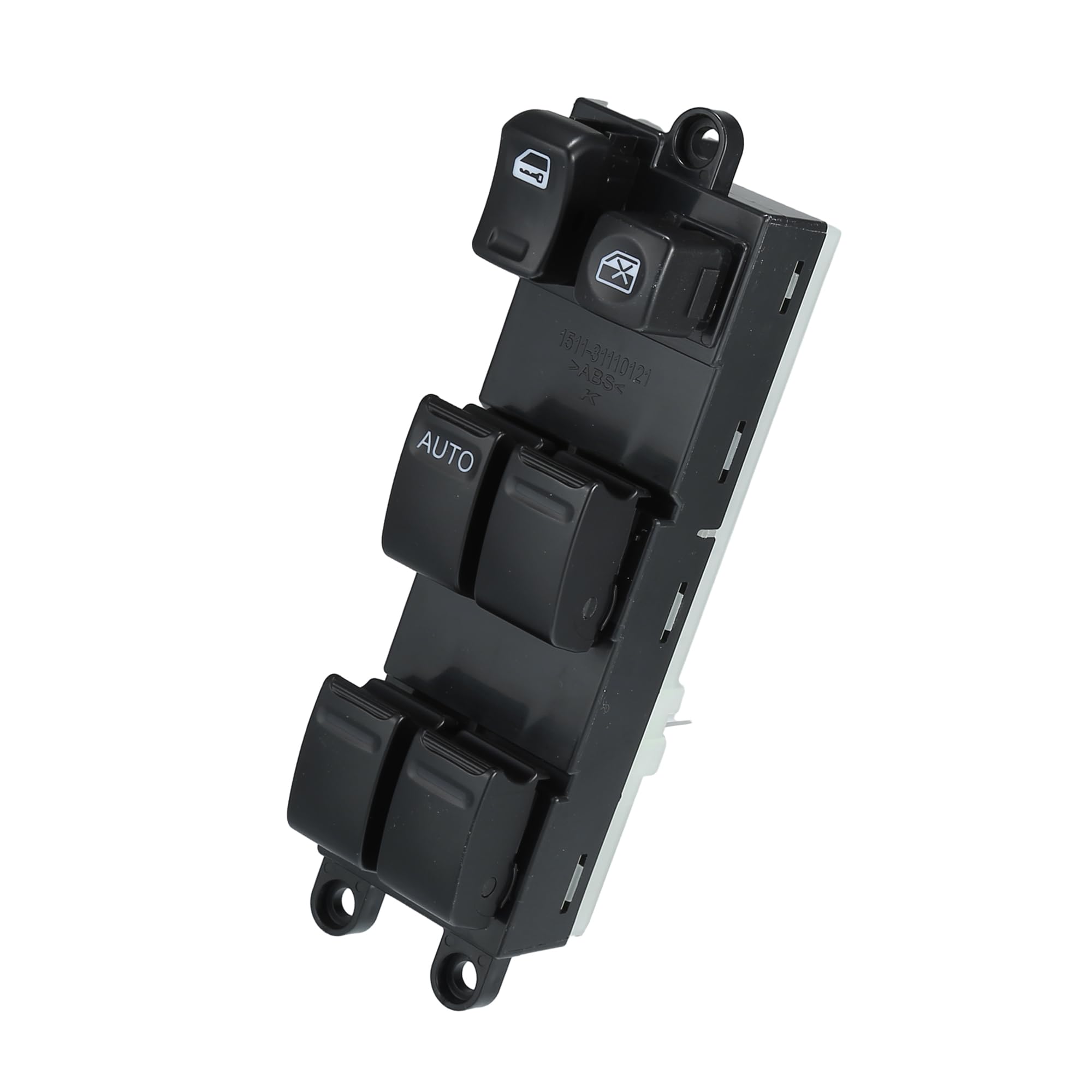 Photo 1 of INFINAUTO Power Window Switch, Driver Side Window Control Switch No.25401-EQ305 for Nissan X-Trail 2002-2007 Black, 1 Pc