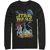 STAR WARS Big & Tall Men's Rebel Classic Tops Long Sleeve Tee Shirt