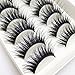 Bluelans® 10 Pairs Long Cross False Eyelashes Makeup Natural 3D Fake Thick Black Eye Lashes
