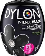 Dylon Washing Machine Fabric Dye Pod Intense Black 350g Packaging May Vary