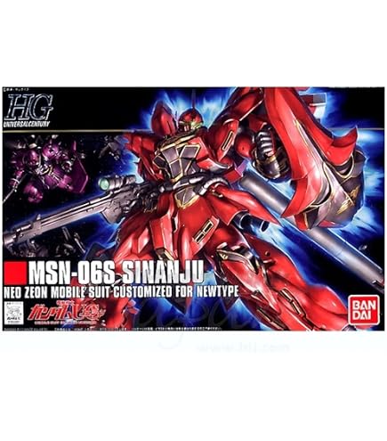 Amazon.com: Bandai RG 1/144 Sinanju clear color ver Model Kit