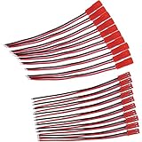 eBoot 20 AWG JST Plug Connector 2 Pin Male Female Plug Connector Cable Wire for LED Lamp Strip RC Toys Battery, 10 Pairs