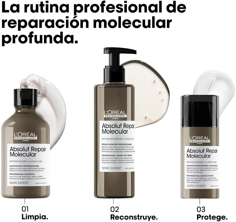 L'Oréal Professionnel Absolut Repair Molecular, Champú Reparador 500ml