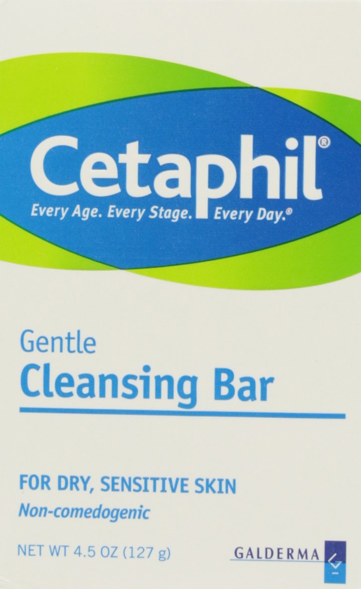 Cetaphil Gentle Cleansing Bar, 4.5 Ounce (3 Count) : Bath Soaps : Beauty