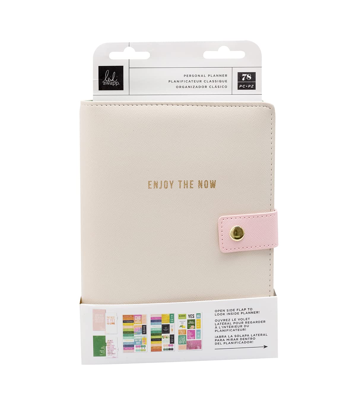 Heidi Swapp Planner Heidi S 6X10 Personal, Art Walk-Monthly Blank Pages, One Size