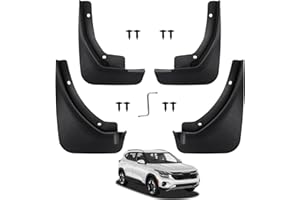 Peleus Upgraded Mud Flaps Mud Guards for Kia Seltos 2021 2022 2023 2024 2025 Aerodynamic Mud Flaps Splash Guards Fenders for Kia Seltos Accessories Set of 4 Mudguards Mudflaps