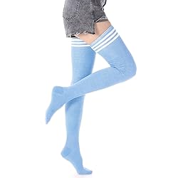 AQOKKA 1 Pairs Extra Long Thigh High Socks for