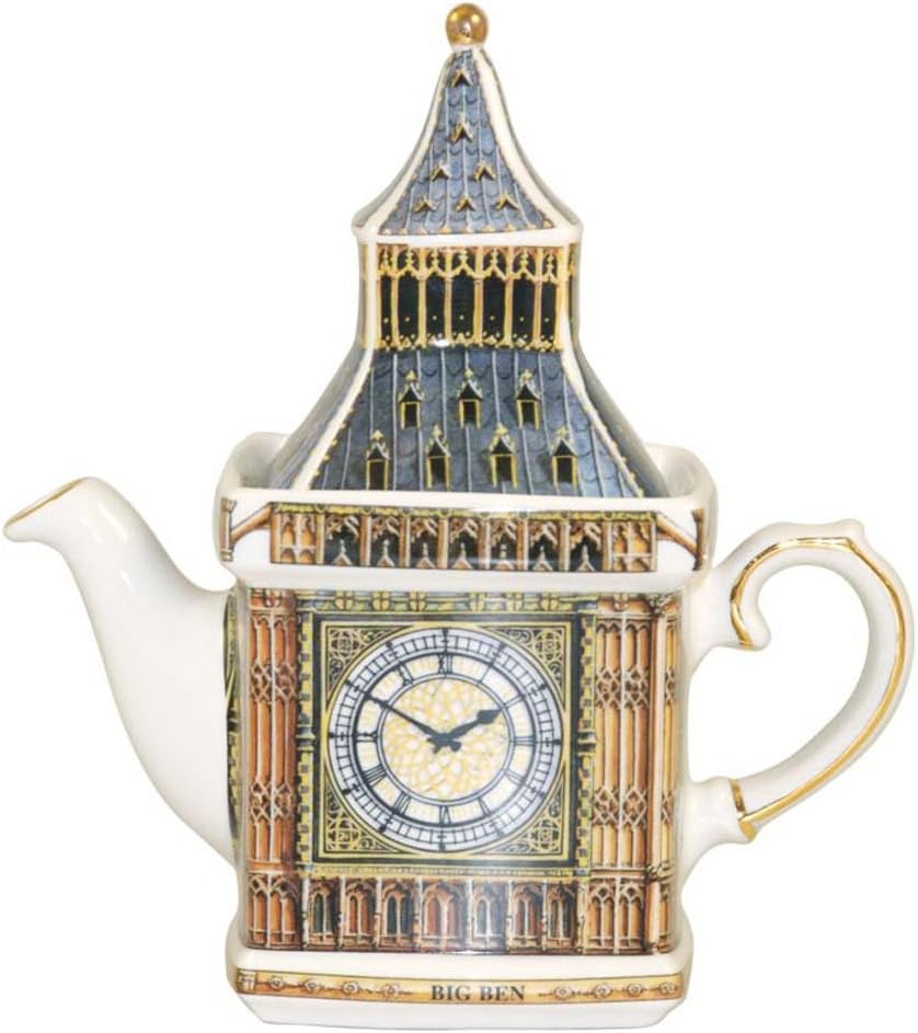 James Sadler Monument Big Ben Teapot, Fine China Amazon.co.uk Kitchen