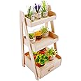 11 Pieces Miniature Wooden Bookshelf & Mini Potted Plants Set Vintage Mini House Furniture Mini Plant Shelf Kit for Miniature Fairy Garden Decoration