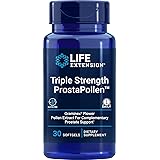 Life Extension Triple Strength Prosta Pollen – Prostate Health – 1 Daily – Gluten-Free – 30 Softgels