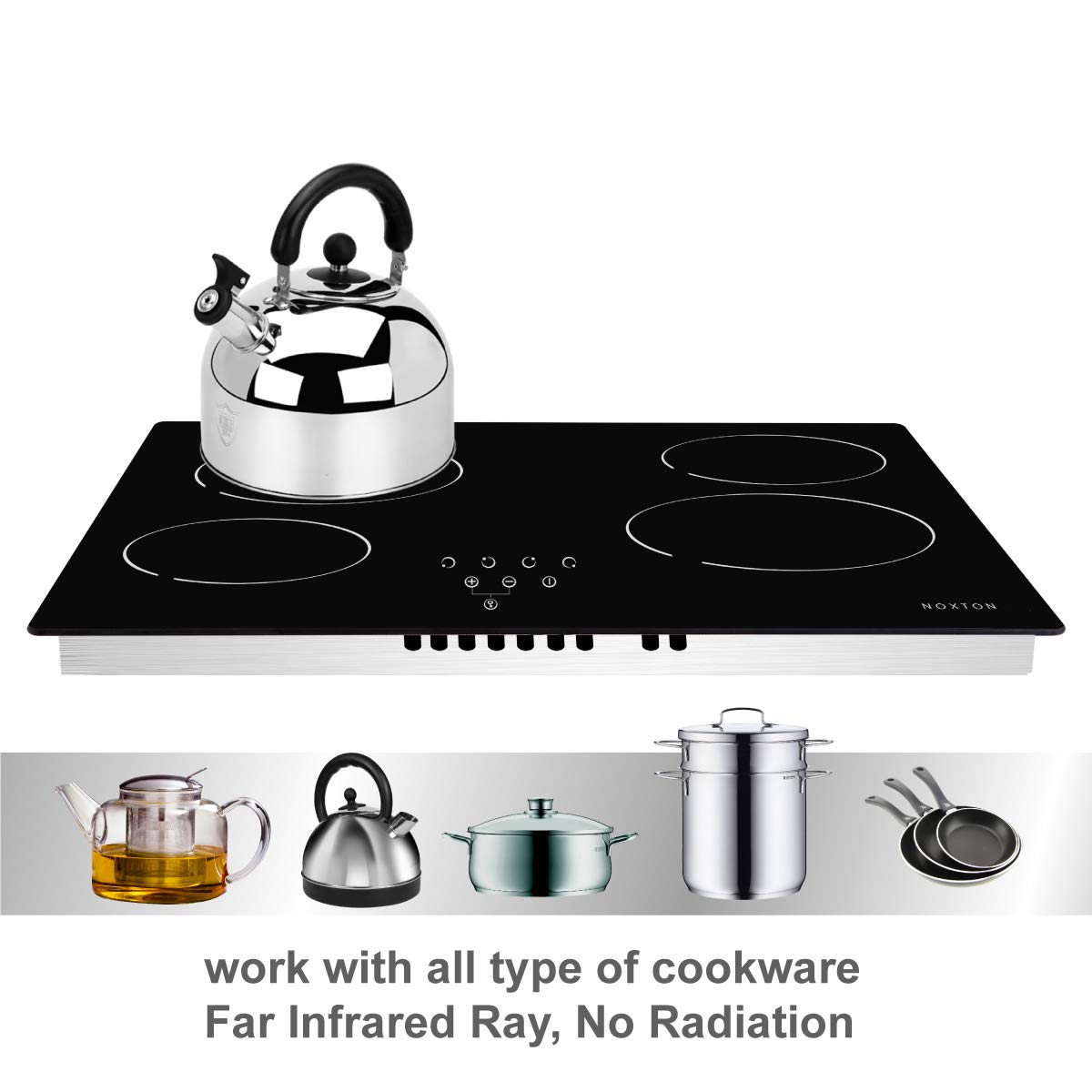 Mua NOXTON Ceramic Cooktop Builtin 4 Burners Electric Stove Electric