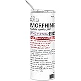 Adazzoo Morphine Tumbler - ICU Nurse Gift - Funny Pharmacist, Anesthesiologist, Nurse Anesthetist, ER Doc, Paramedic Present