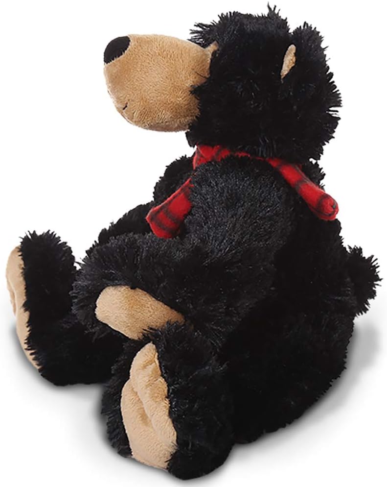 AMERLL Soft Teddy Bear Stuffed Animal Plush Bear Durable Stuffed Animal Teddy Bear Plush Toy Gifts for Toddler Girls Kids,Black,15.7 inches: Toys & Games