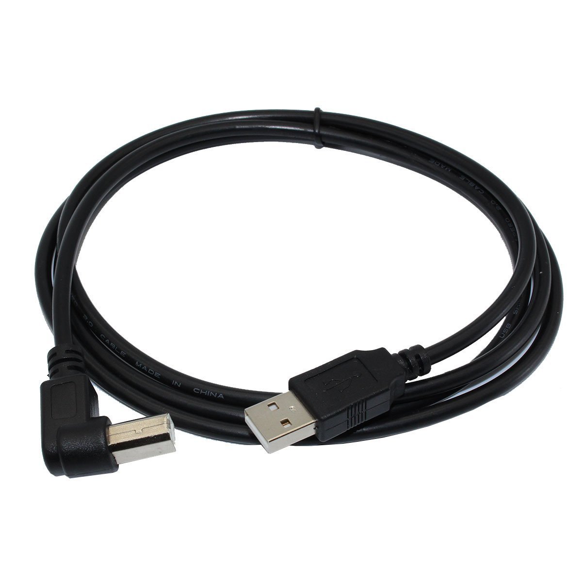 6ft Right Angle USB Cable for Brother MFC8910DW Laser