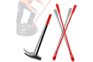 BAMCAW Tire Bead Breaker Tool with Tire Hammer and 2Pcs 38inch Tire Iron Bars for Tire Changing Tool Tire Changer Kit