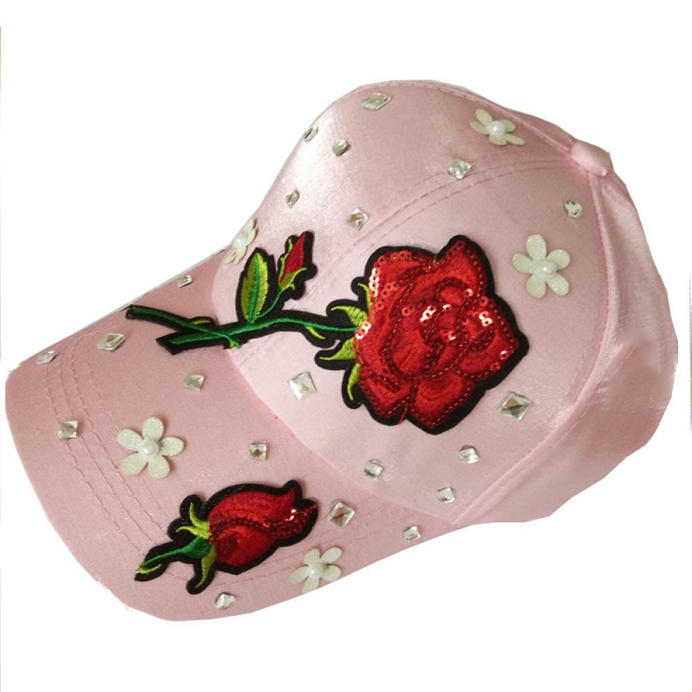 zhuzhuwen Gorra de béisbol Dama Tachonada Aplique Protector Solar ...