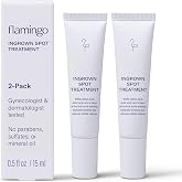 Flamingo Ingrown Hair Treatment - 0.5 fl oz (2 Pack) | Spot Treatment Applicator - Dermatologist &amp; Gynecologist Tested