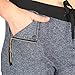 Smart Fit Me Soft Stretchy Womens Joggers - Slim Fit Joggers Pants - Harem Joggers Pants for Women (Marled Blue, L)