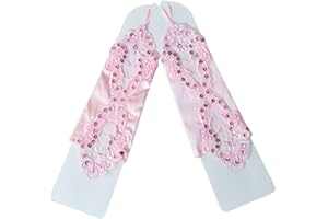 LeJulyeekay Lace Communion Gloves Wedding Pageant Princess Flower Girls Gloves