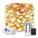 innotree Fairy Lights with Timer, Battery Copper Wire Fairy Lights 33Ft 100 LEDs Fairy Lights Christmas Battery Operated Waterproof Lights Bottle Decoration, Warm White