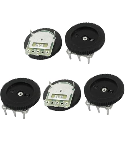 Potentiometer Assortment Kit Uxcell Potentiometer With Switch B10K Ohm ...