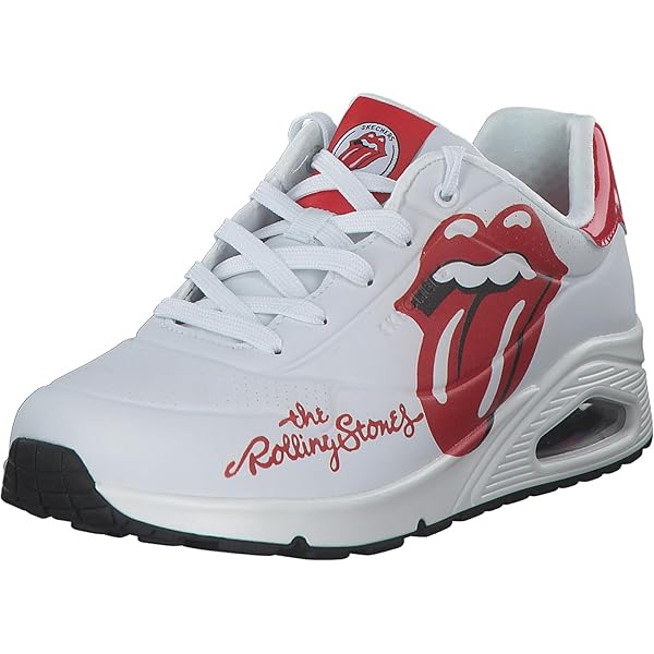 靴 SKECHERS The Rolling Stones 210746/ 26cm Skechers x Rolling Stones Men's Classic Cup Stones Invasion