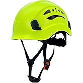 RDSGSO Industrial Safety Helmet RGS-8C Adjustable Vents, 6-Point Suspension Breathable Lightweight Hard Hats for Construction,Outdoor Work ANSI Certified