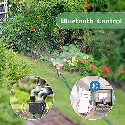 TROND Smart Sprinkler Water Timer, Bluetooth Water Hose Faucet Timer