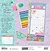 Wells Street by LANG - “Multiple Blessings”, 2018 Plan-It Wall Calendar, Artwork by Caroline Simas - 17 Month (Aug. 2017 - Dec. 2018) - Pocket, Tab, Whiteboard - Open 12